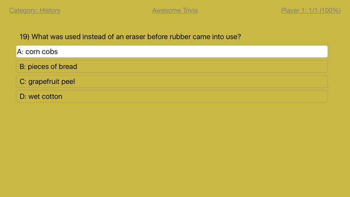 Screenshot #2 pour Awesome Trivia