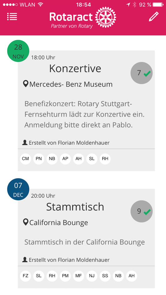 #1. Rotaract (iOS) 由: Nico Balss