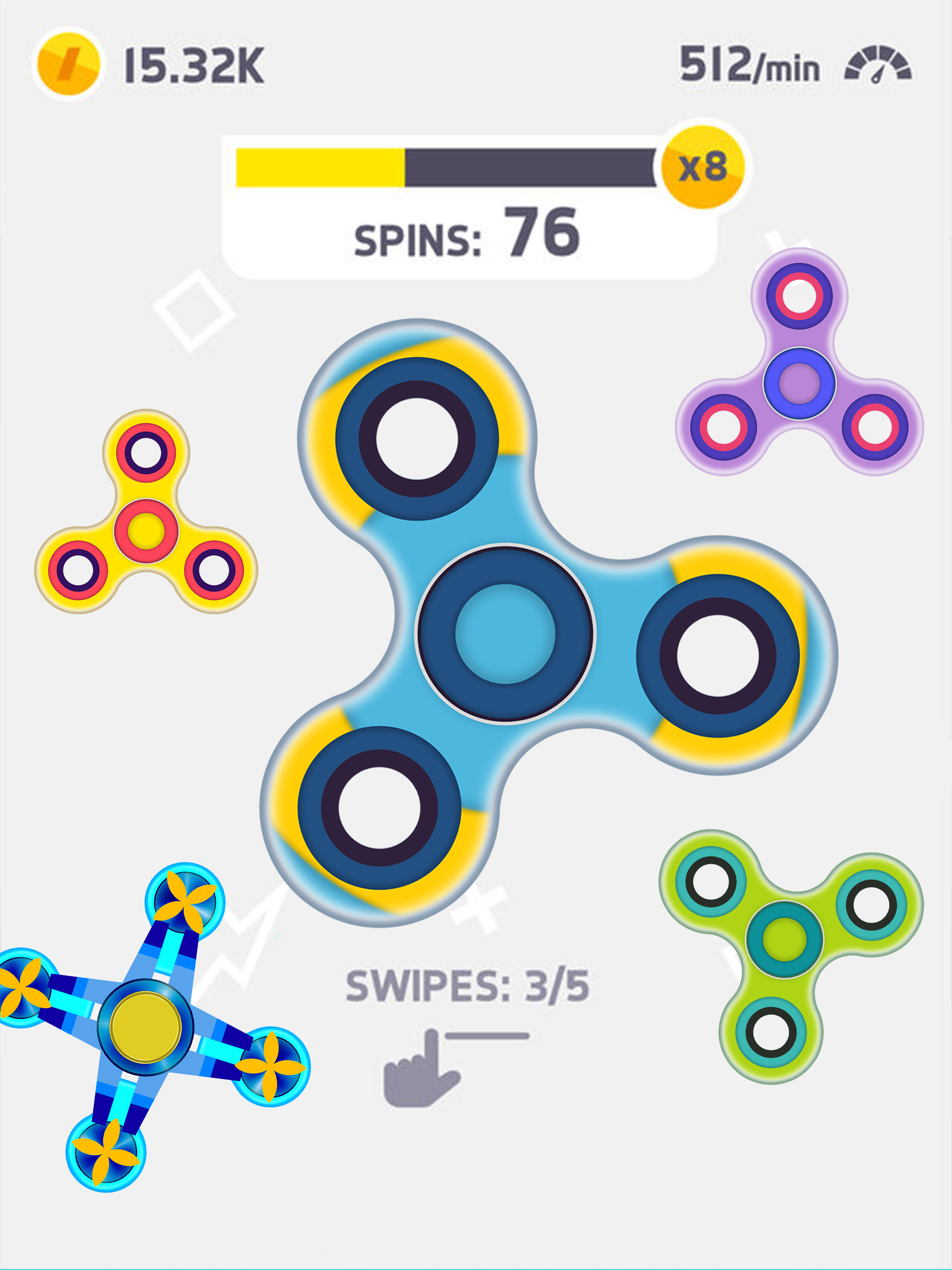 Tricky Fidget Spinner - Tappy Challenge