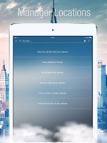 Weather - Weather forecast iPad screenshot 5 - Weather app