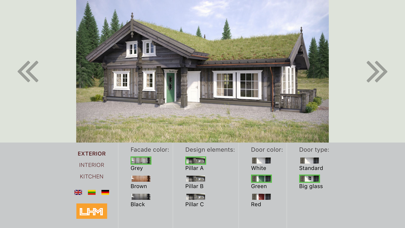 LHM House kitchen configurator screenshot