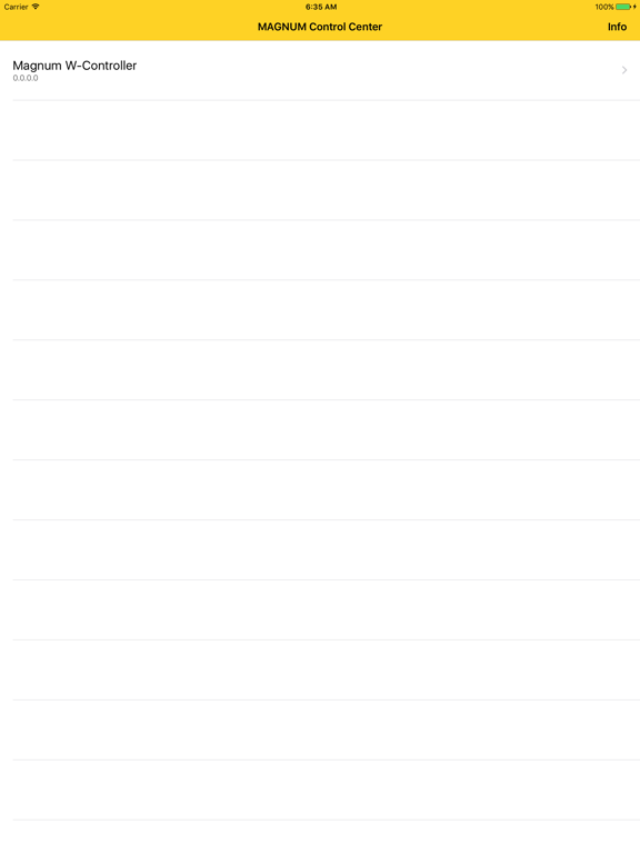 MAGNUM Control Center