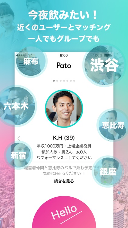 Pato 女の子のための無料の飲み会マッチングアプリ By Luzcia Co Inc