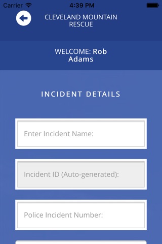 Cleveland Mountain Rescue Incident Tracker screenshot 3