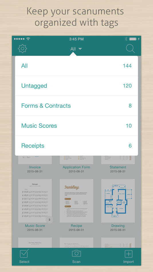 #5. Scanument - Document Scanner - Scan documents to PDF (iOS) 由: Sarrada Software Inc