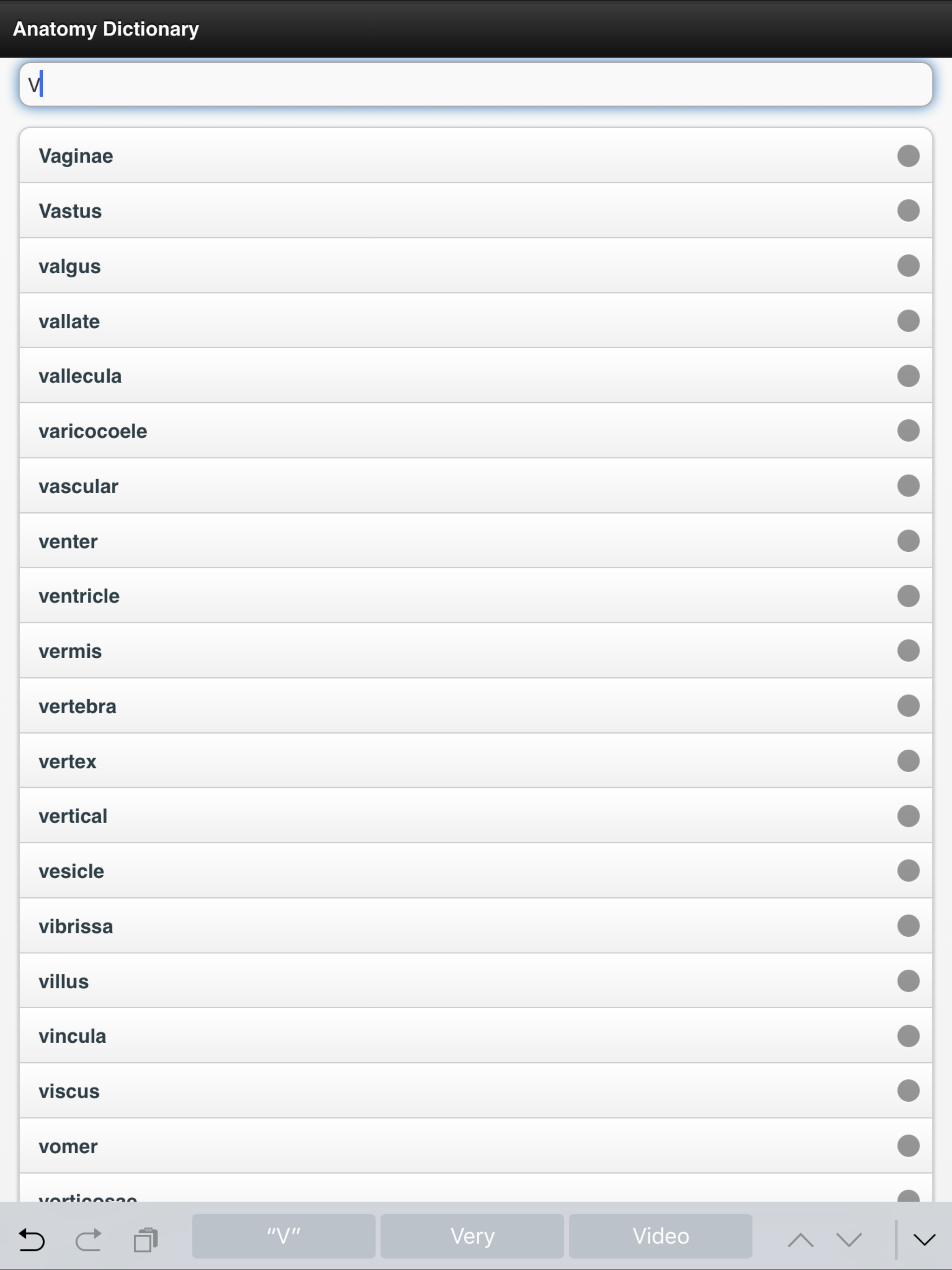 Human Anatomy Dictionary Offline Free