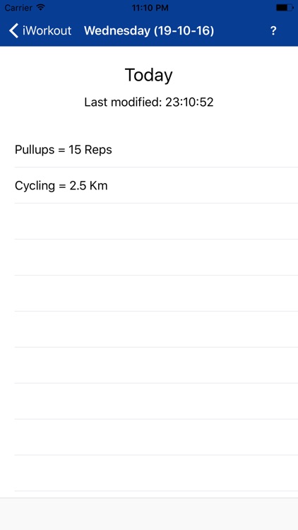 iWorkout - Track Your Workout