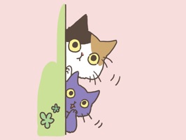 Daily life of Black Cat and Calico Cat, living in fantasy world