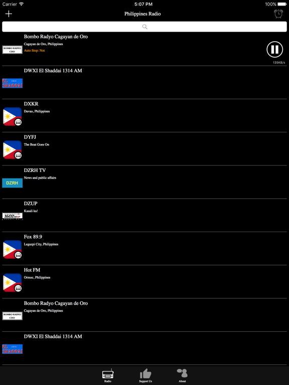 Philippines Radio iPad screenshot 2 - Entertainment app