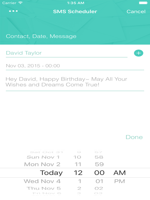 Screenshot #5 pour Simple SMS Scheduler - Auto Text Message Sending Timer