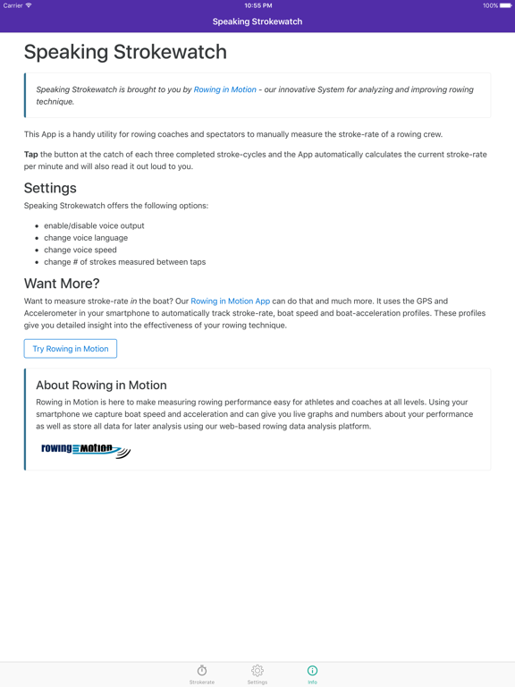 Screenshot #6 pour Speaking Strokewatch