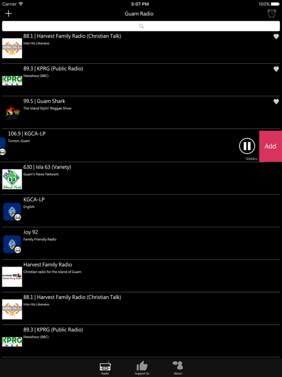 Guam Radio iPad screenshot 4 - Entertainment app