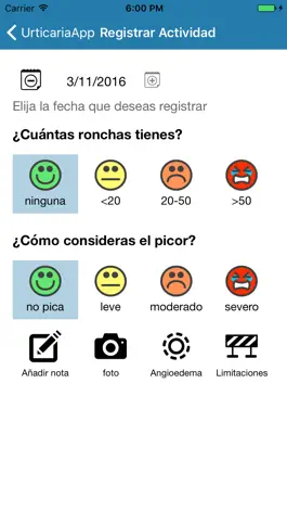 Game screenshot UrticariApp-Control Urticaria hack