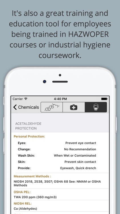 Chemical Hazards Pocket Guide screenshot-3