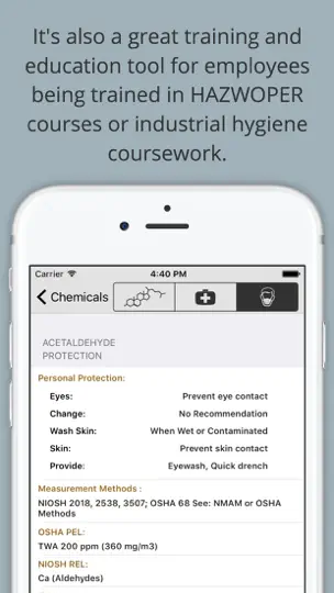 Chemical Hazards Pocket Guide iPhone Ekran Görüntüsü 4