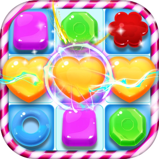 Set off on an adventure through the Candy Kingdom in Jelly Blast