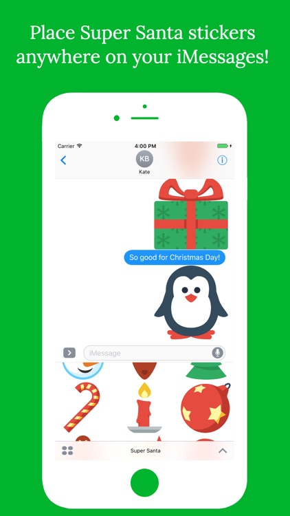 Super Santa - Christmas Stickers for iMessage