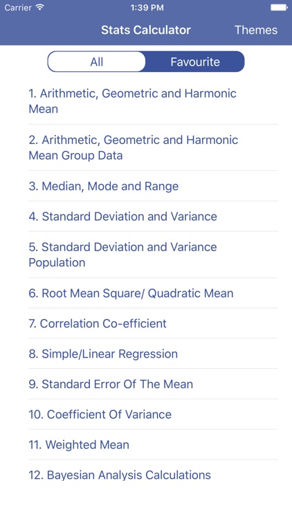 Stats Calculator - Statistics Formulas