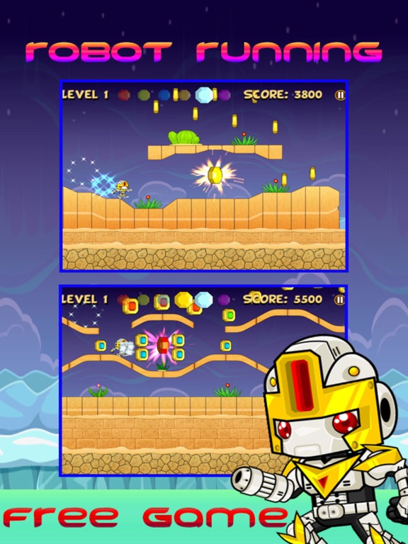 Real Robot RunBot Runner : Adventure Machine Free Games app screenshot 3