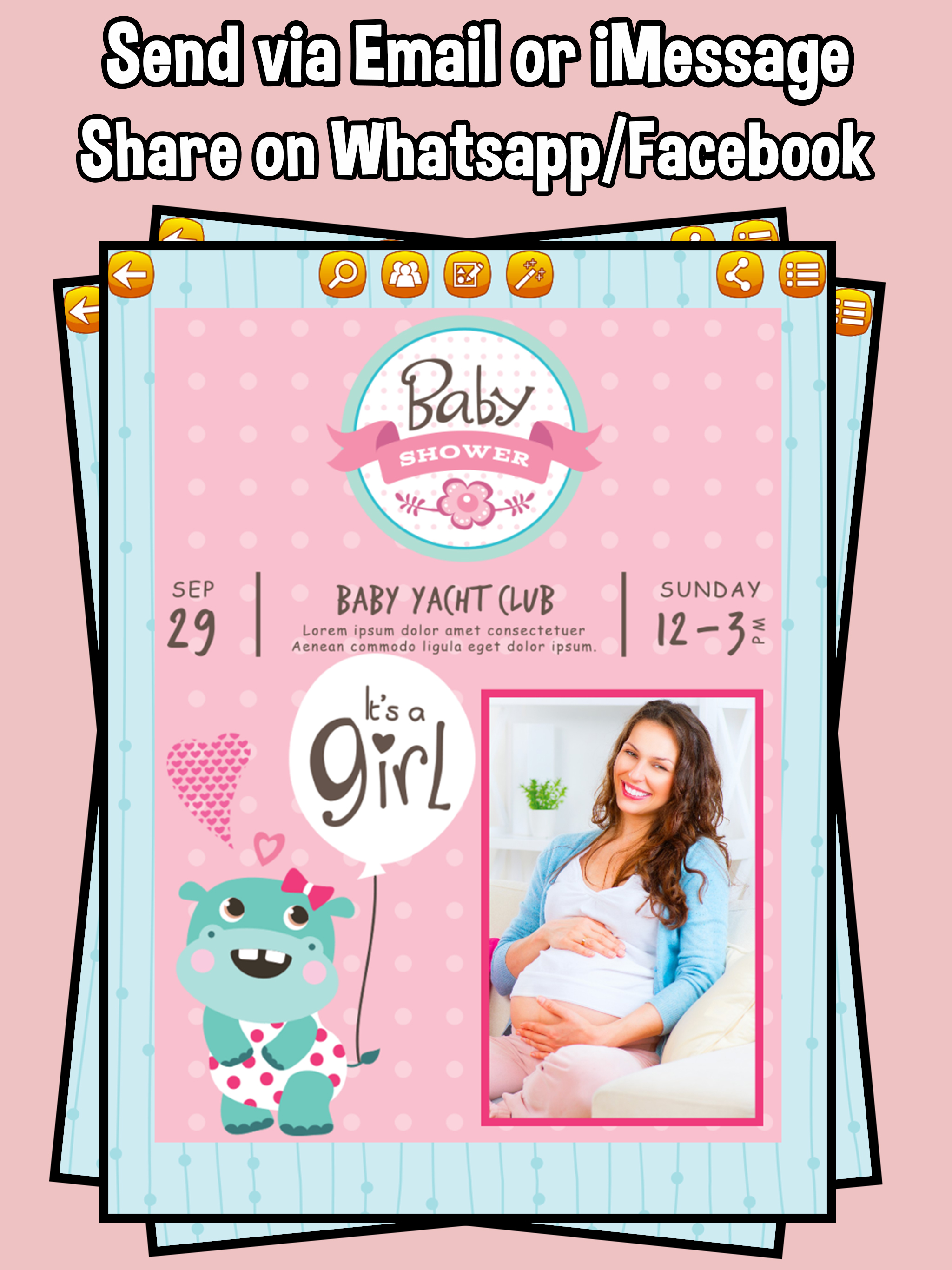 Baby Shower Invitations & Frames