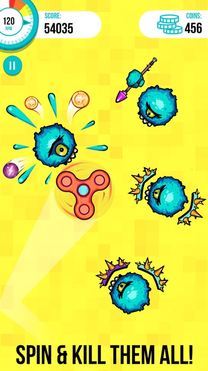 Spinners vs. Monsters