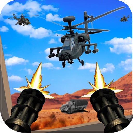 Gunship Helicopter Shoot War icon