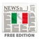 Italy & Rome News Today in English Free app icon - News app for iPhone