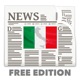Italy & Rome News Today in English Free app icon - News app for iPhone