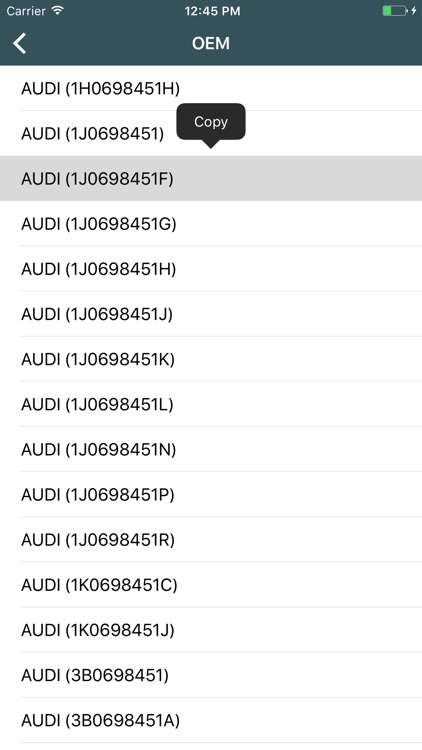 Car parts for Skoda - ETK, OEM screenshot-3