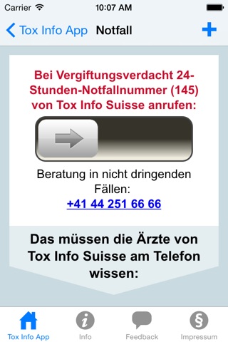 Tox Info App screenshot 2