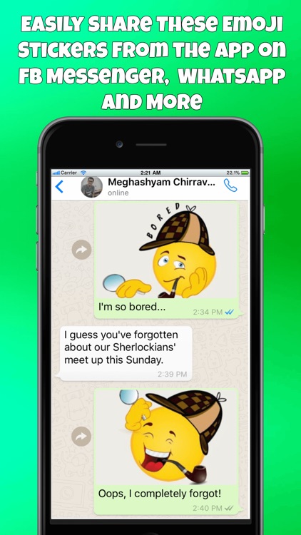 Sherlockoji - Sherlock Holmes Emoji Stickers screenshot-4