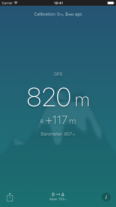 Altimeter (Barometer) Screenshot
