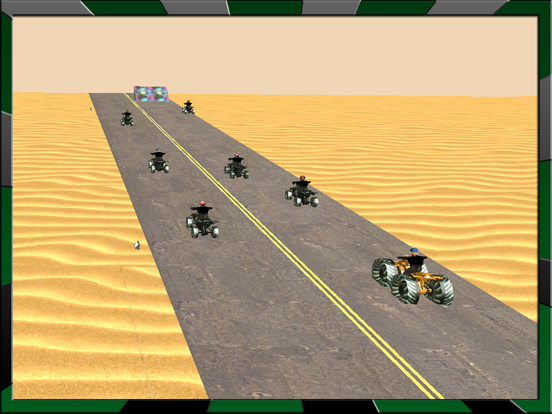Most Reckless Quad Bike Racing Simulator in Desert iPad screenshot