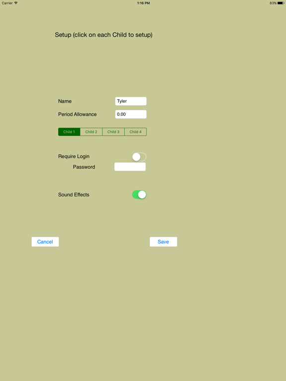 Screenshot #6 pour Weekly Allowance