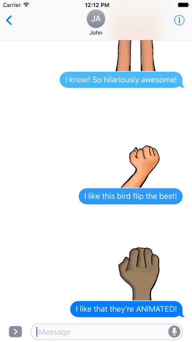 BIRD FLIP iPhone screenshot 2 - Stickers app