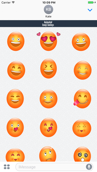 Screenshot #3 pour Animated Emoji Smileys