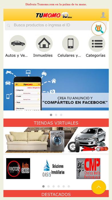 Screenshot #1 pour TuMomo App
