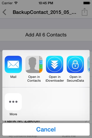 My Contacts Backup Pro (Easy contacts backup)のおすすめ画像1