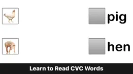 cvc words reader - learn to read 3 letter words iphone screenshot 2