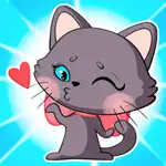 Lucy the Gorgeous Cat Stickers App Positive Reviews