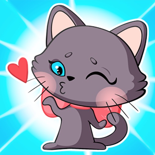 Lucy the Gorgeous Cat Stickers icon