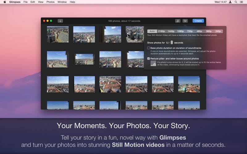 glimpses - still motion videos iphone screenshot 1