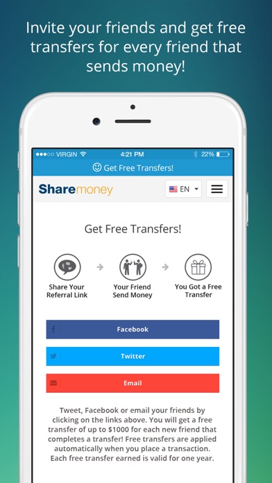 Sharemoney Money T!   ransfers By Sharemoney Ios United States - sharemoney money transfers b!   y sharemoney ios united states searchman app data information