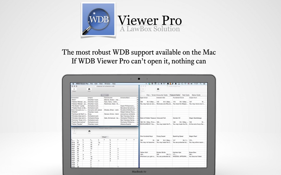 #2. WDB Viewer Pro (macOS) 由: LawBox LLC