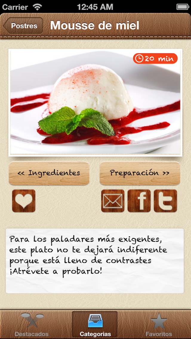 Recetas Cocina screenshot1