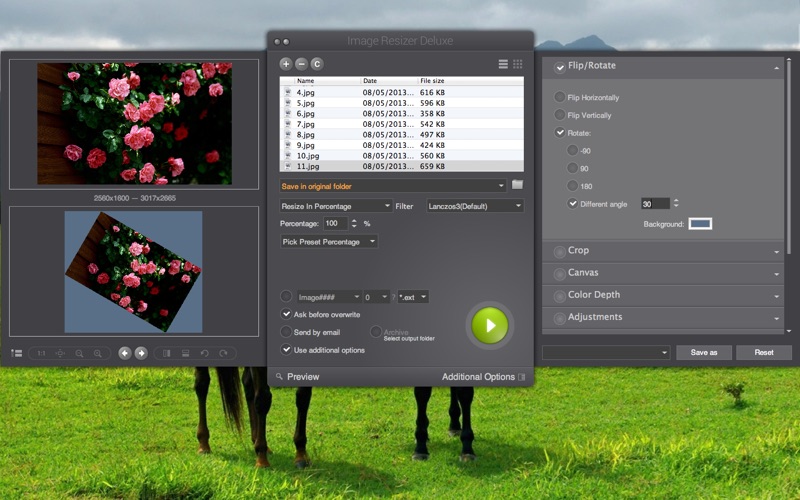 image resizer deluxe iphone screenshot 3