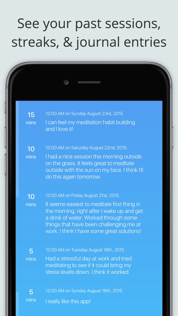 Sit – a beautiful simple meditation timer