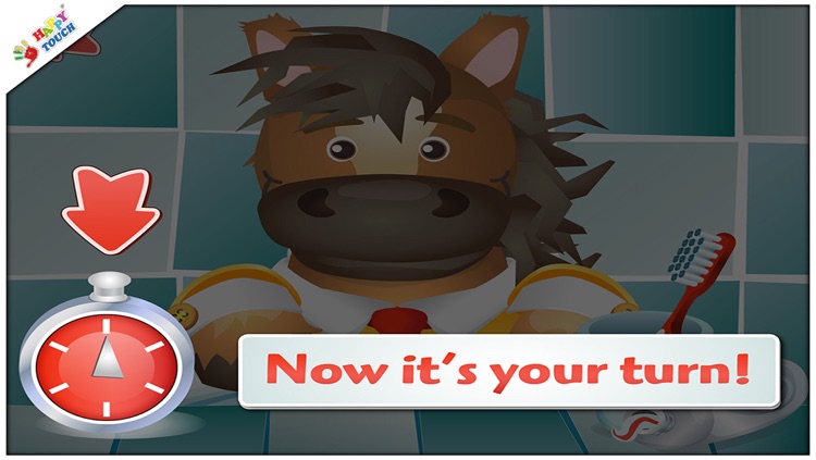 Brush your teeth with funny animals for kids and toddlers (by Happy Touch Apps) screenshot-4