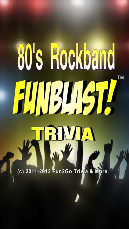 80's Rockband FunBlast Trivia