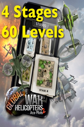 Ace Pilots - Global War Helicopter War Game - Free screenshot 4